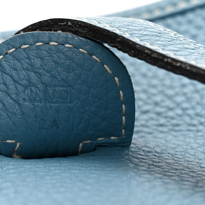 Hermes Taurillon Clemence Evelyne III GM Blue Jean 7 of 11