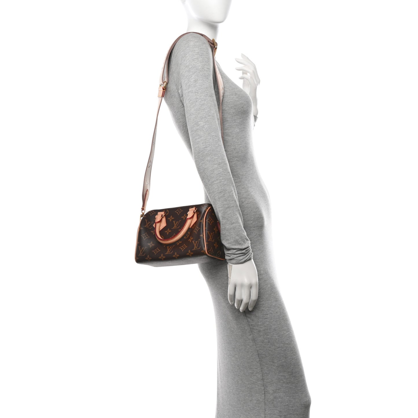 Monogram Speedy Bandouliere 20 Beige