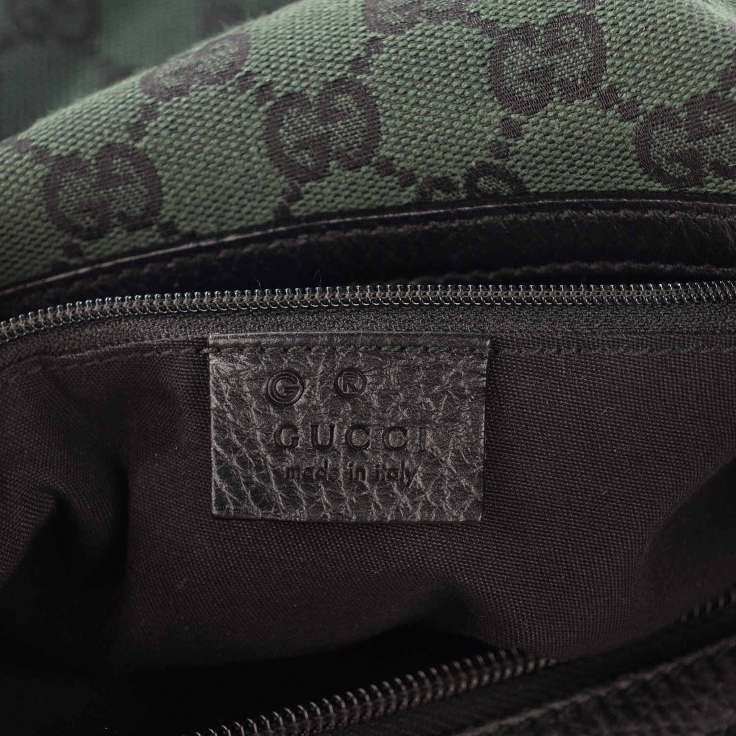 Gucci Monogram Signature Hobo Green 5 of 7