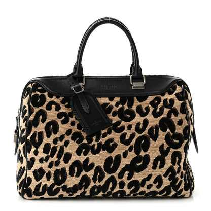 Louis Vuitton Jacquard Velvet Leopard Print Stephen Sprouse Speedy 1 of 12