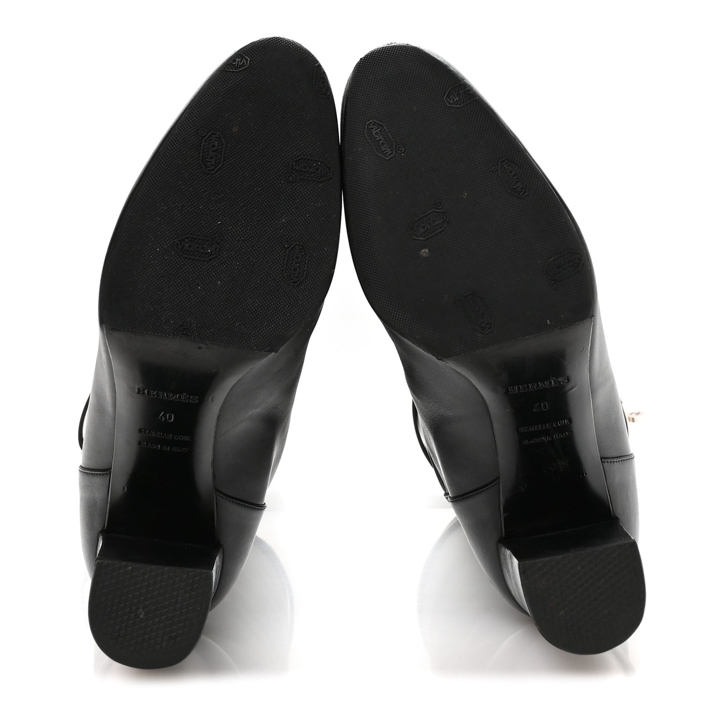 Heritage Calfskin Story Boots 40 Black