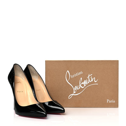 Christian Louboutin Patent Pigalle Follies 100 Pumps 40 Black 8 of 8