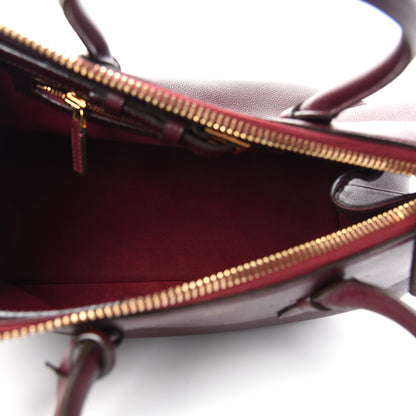Tom Ford Grained Calfskin Satchel Burgundy 5 of 8