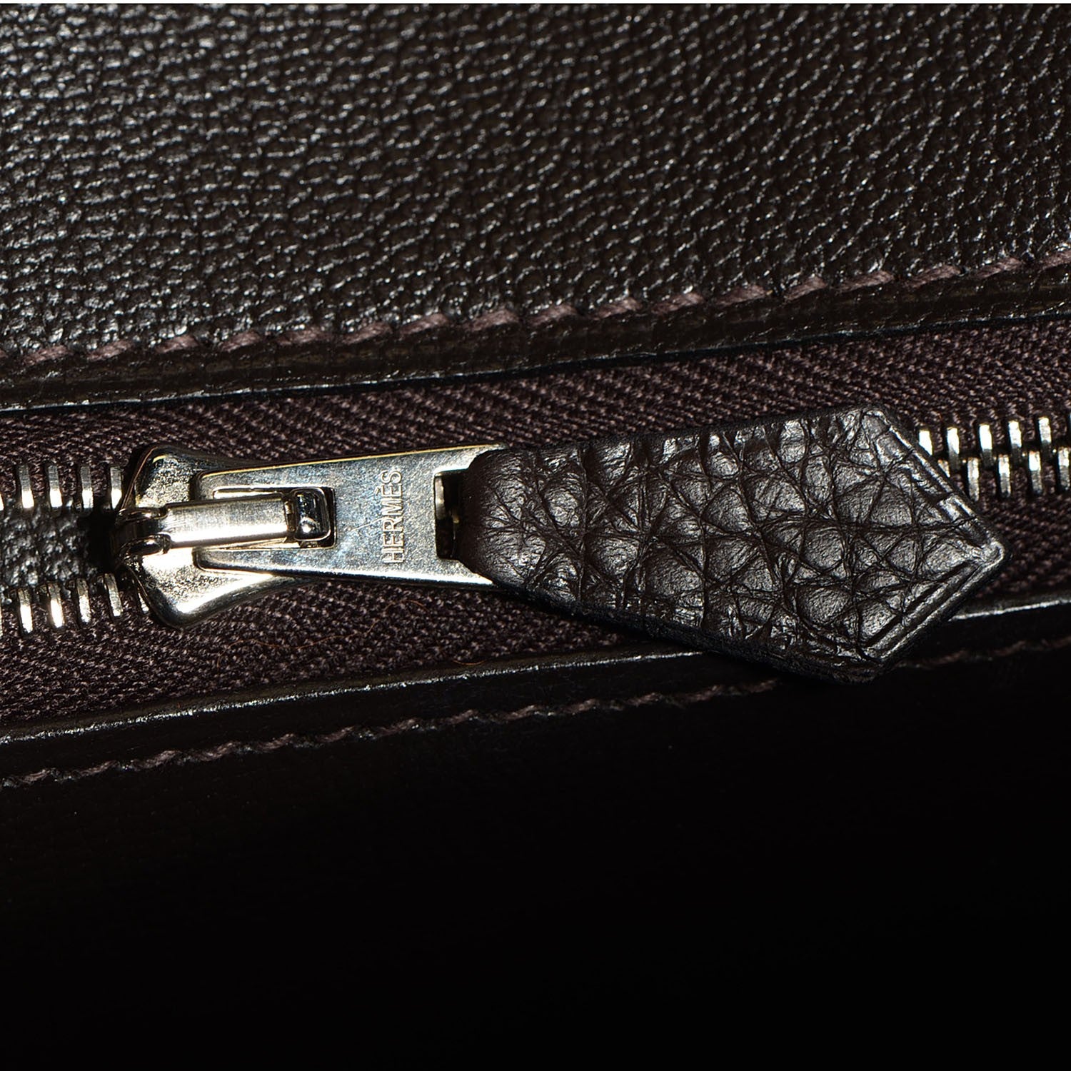 Hermes Toile Togo Birkin 35 Chocolate 17 of 31