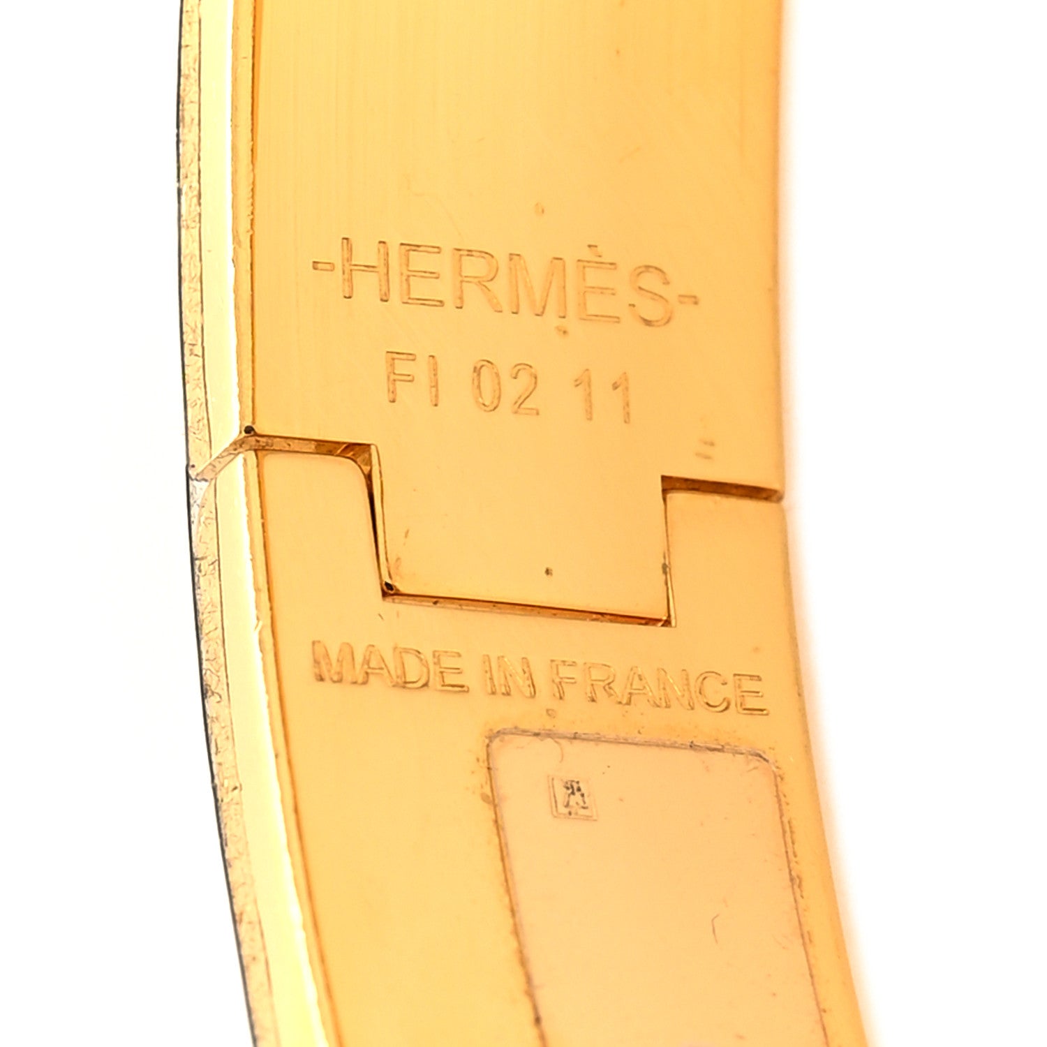 Hermes Enamel Narrow Clic Clac H Bracelet PM Black 5 of 5