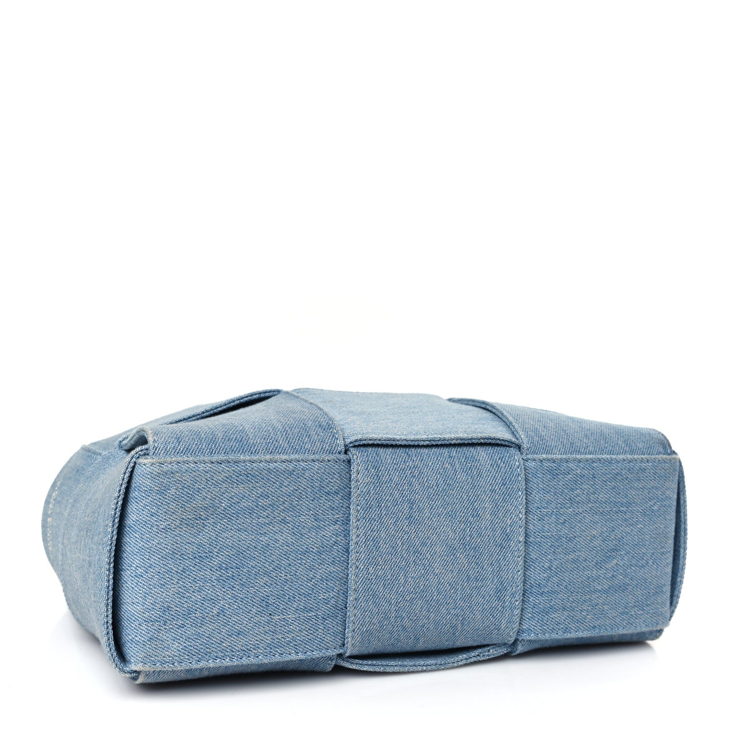 Bottega Veneta Denim Maxi Intrecciato Mini Arco Tote Blue 5 of 11