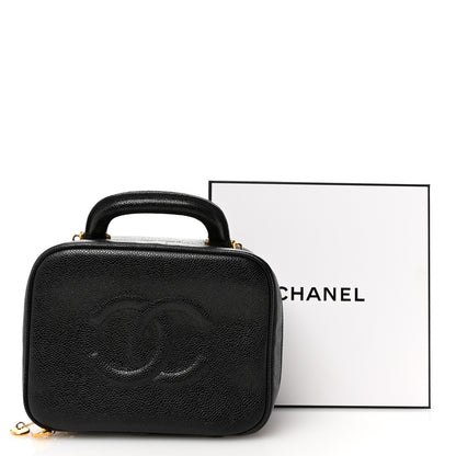 Chanel Caviar Timeless CC Vanity Case Black 12 of 12