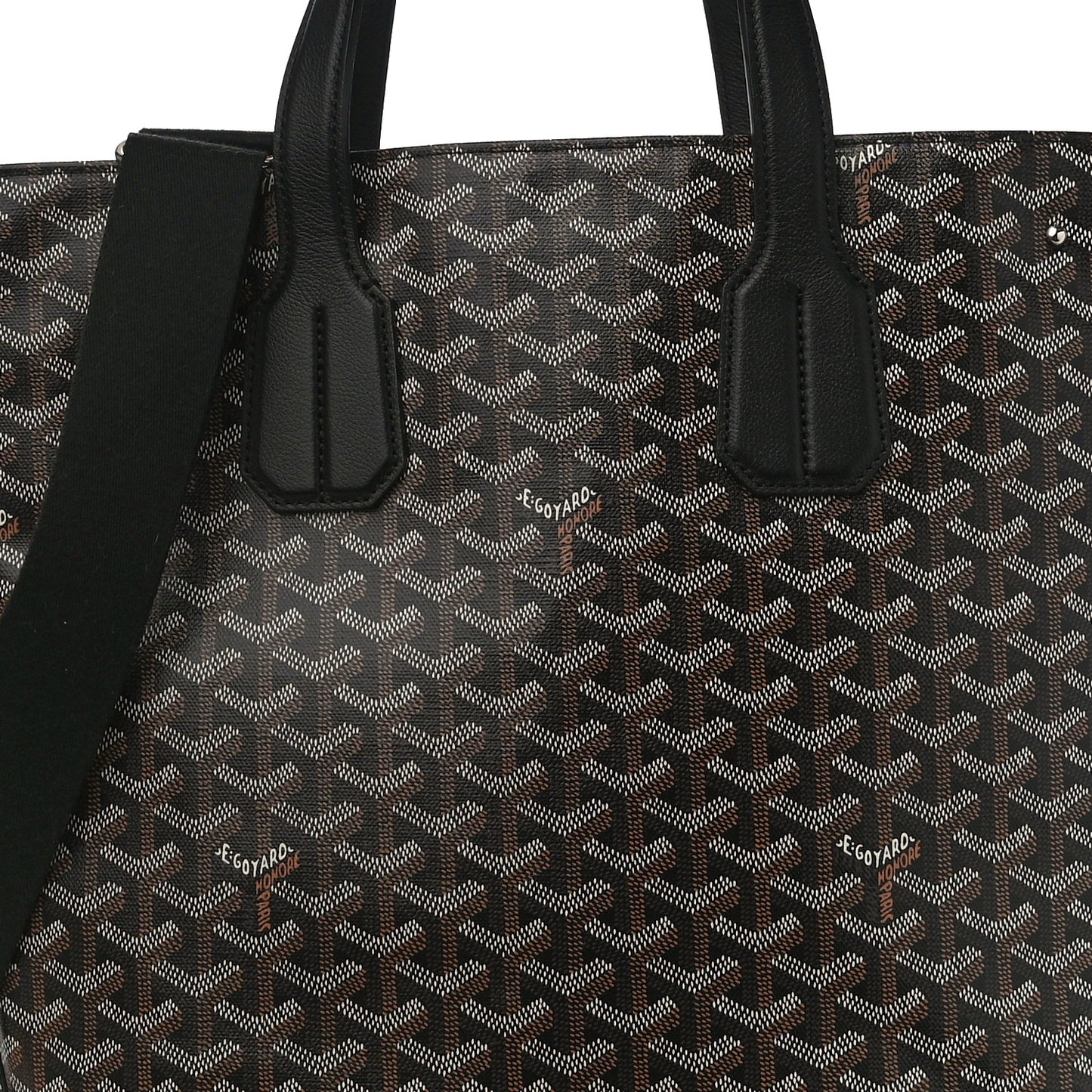 Goyardine Voltaire III Tote Black