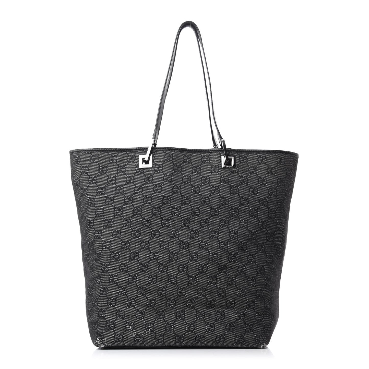 Monogram Bucket Tote Black