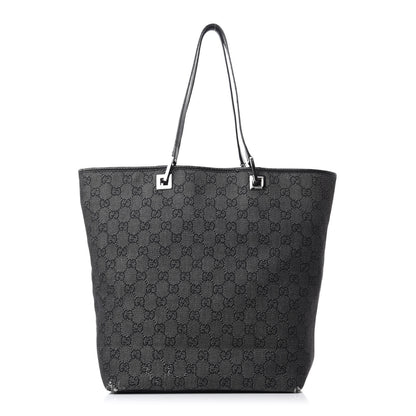 Gucci Monogram Bucket Tote Black 1 of 15