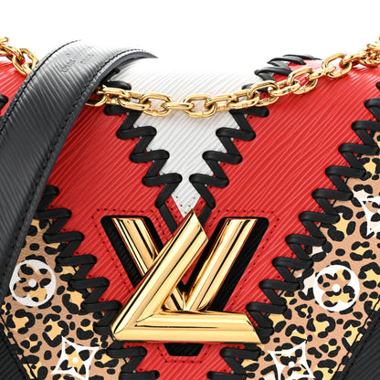 Louis Vuitton Epi Jungle Twist Shoulder Bag MM Black Coquelicot 8 of 10
