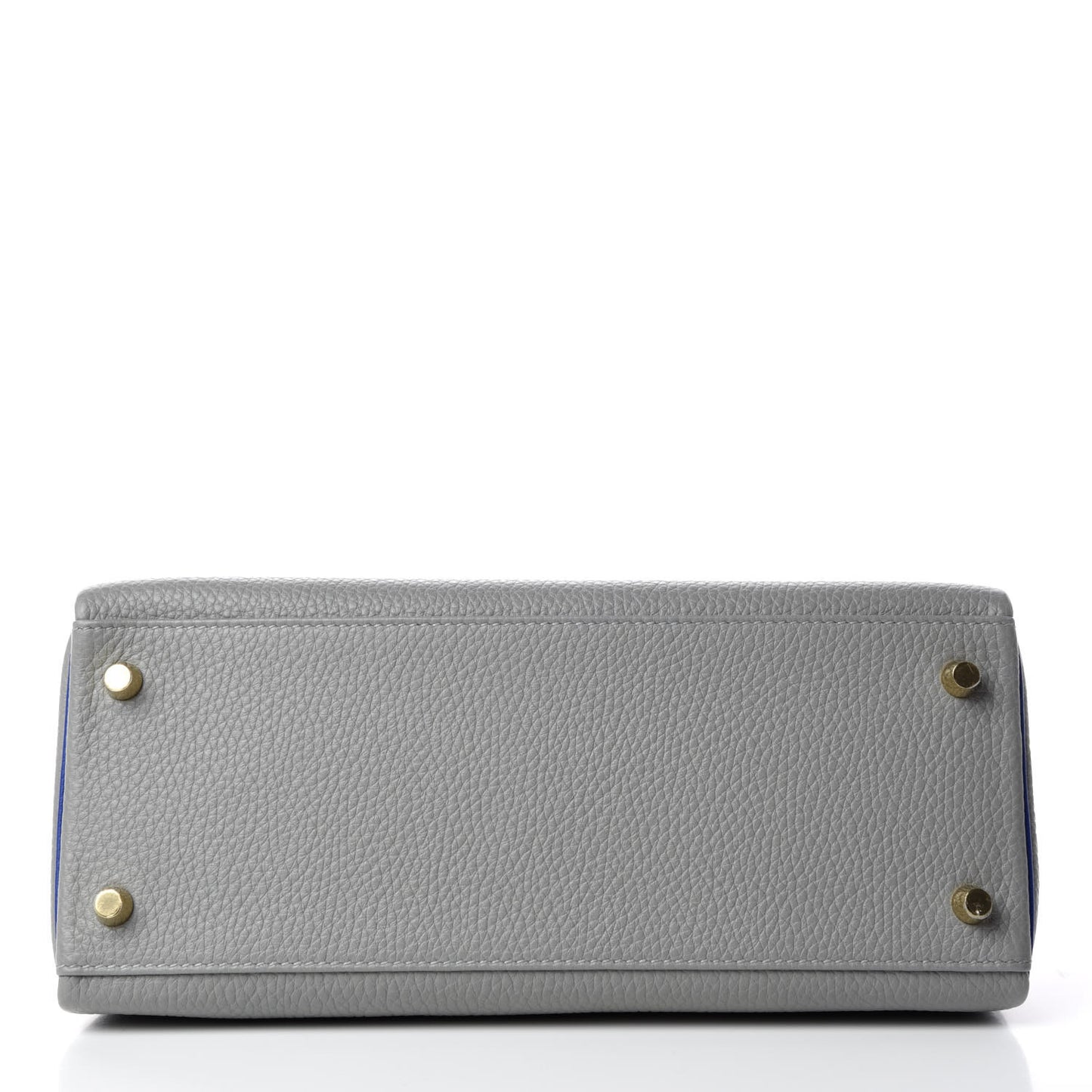 Taurillon Clemence Horseshoe Kelly Retourne 28 Bleu Glacier Bleu Electrique