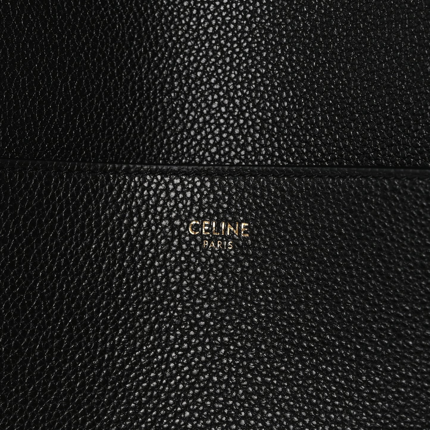 Soft Grained Calfskin Sangle Bucket Bag Black