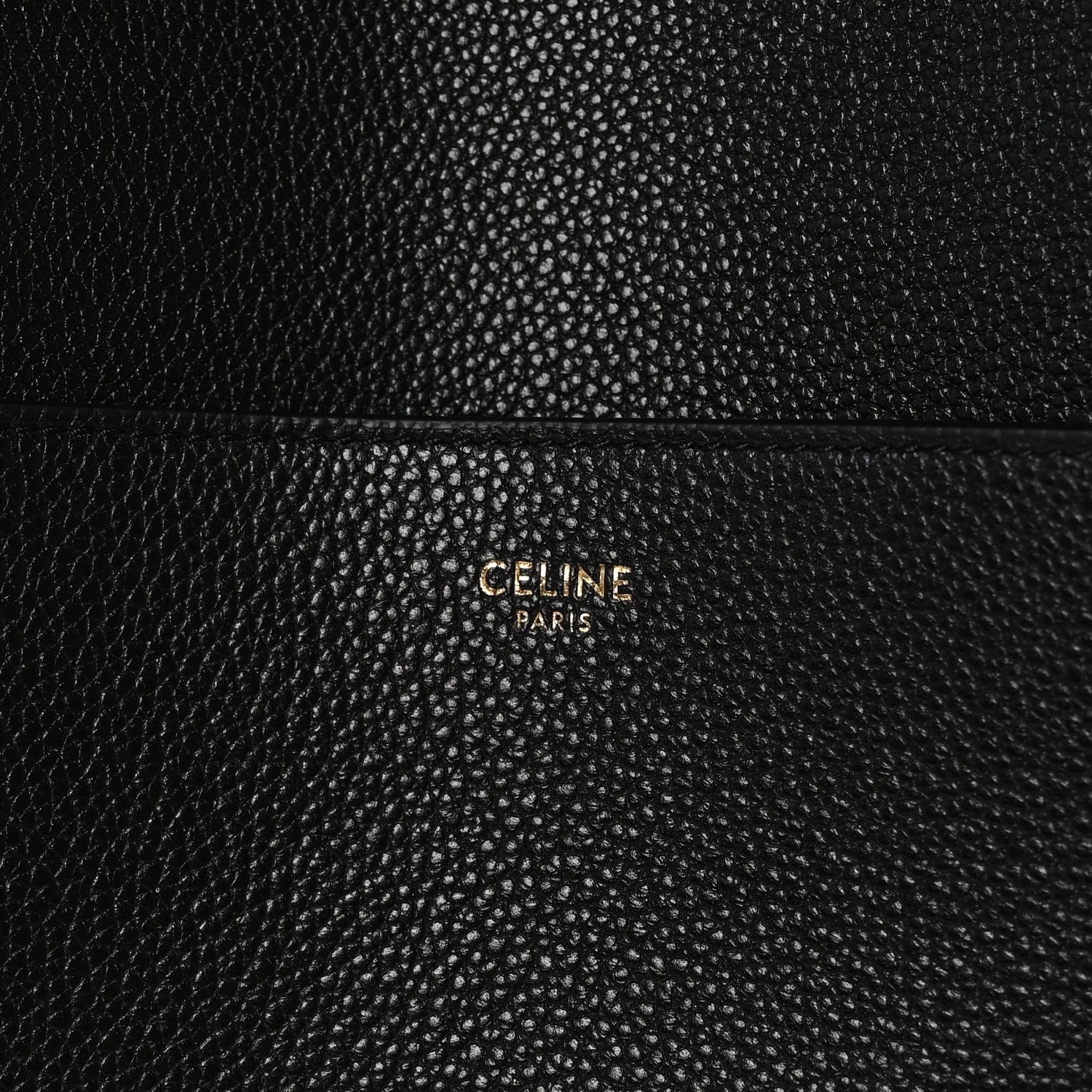Celine Soft Grained Calfskin Sangle Bucket Bag Black 6 of 12
