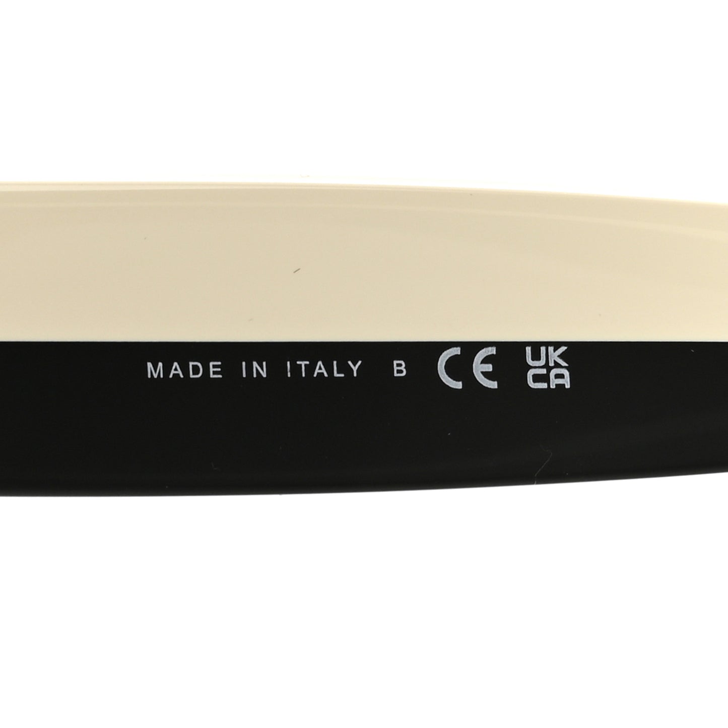 Acetate Sunglasses 5562-B-A Black White