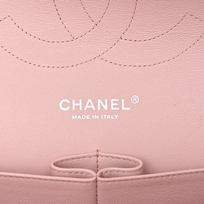 Chanel Lambskin Quilted Jumbo Double Flap Light Pink 6 of 12
