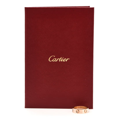 Cartier 18K Pink Gold 5.5mm LOVE Ring 52 6 5 of 5