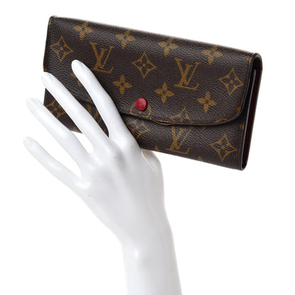 Louis Vuitton Monogram Emilie Wallet Fuchsia 2 of 13