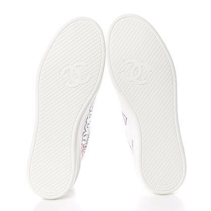 Chanel x Pharrell Williams Calfskin Womens Sneakers 38 White 5 of 11