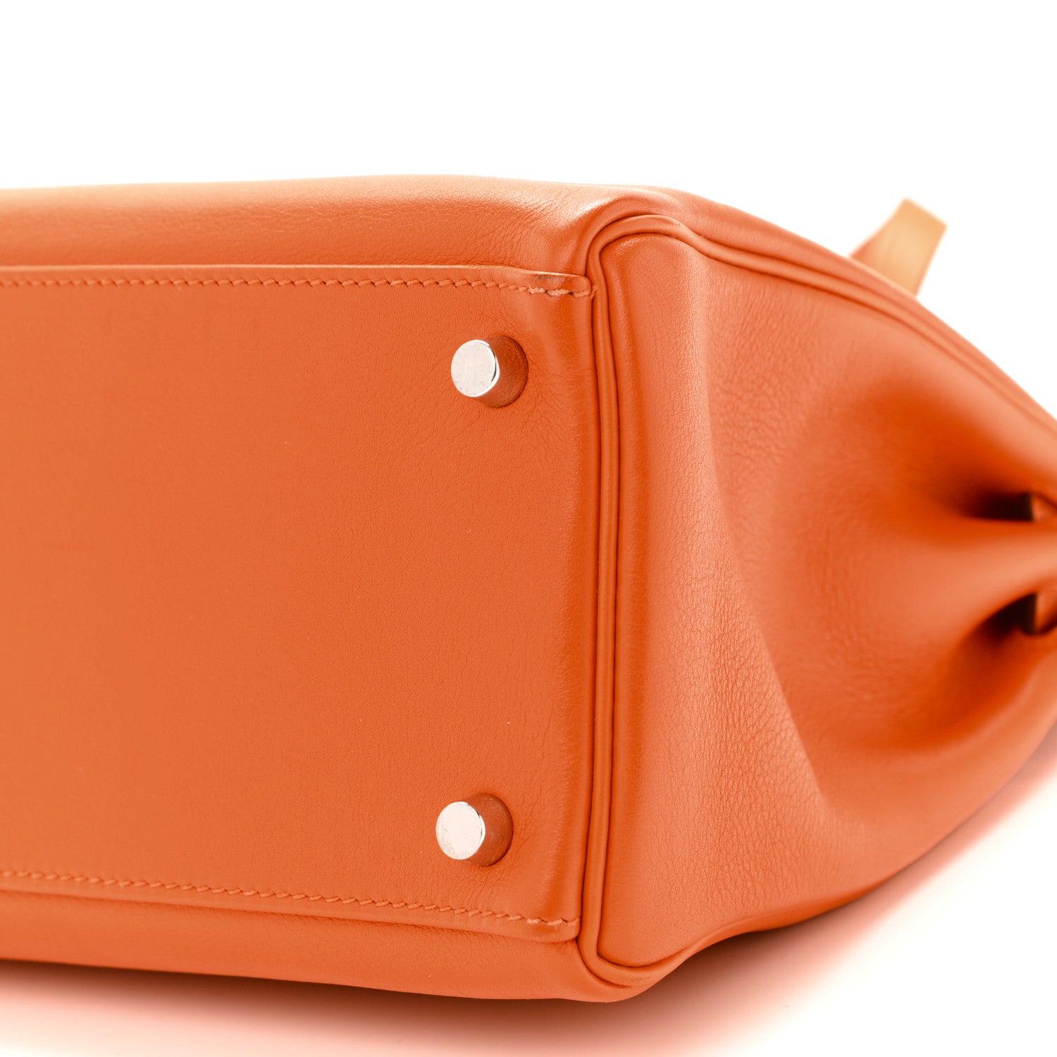 Hermes Swift Kelly Retourne 32 Orange 9 of 19