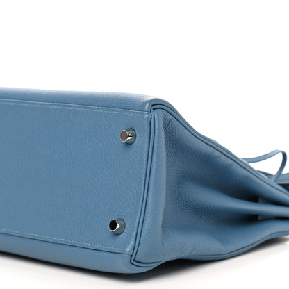Hermes Togo Kelly Retourne 28 Azur 10 of 10