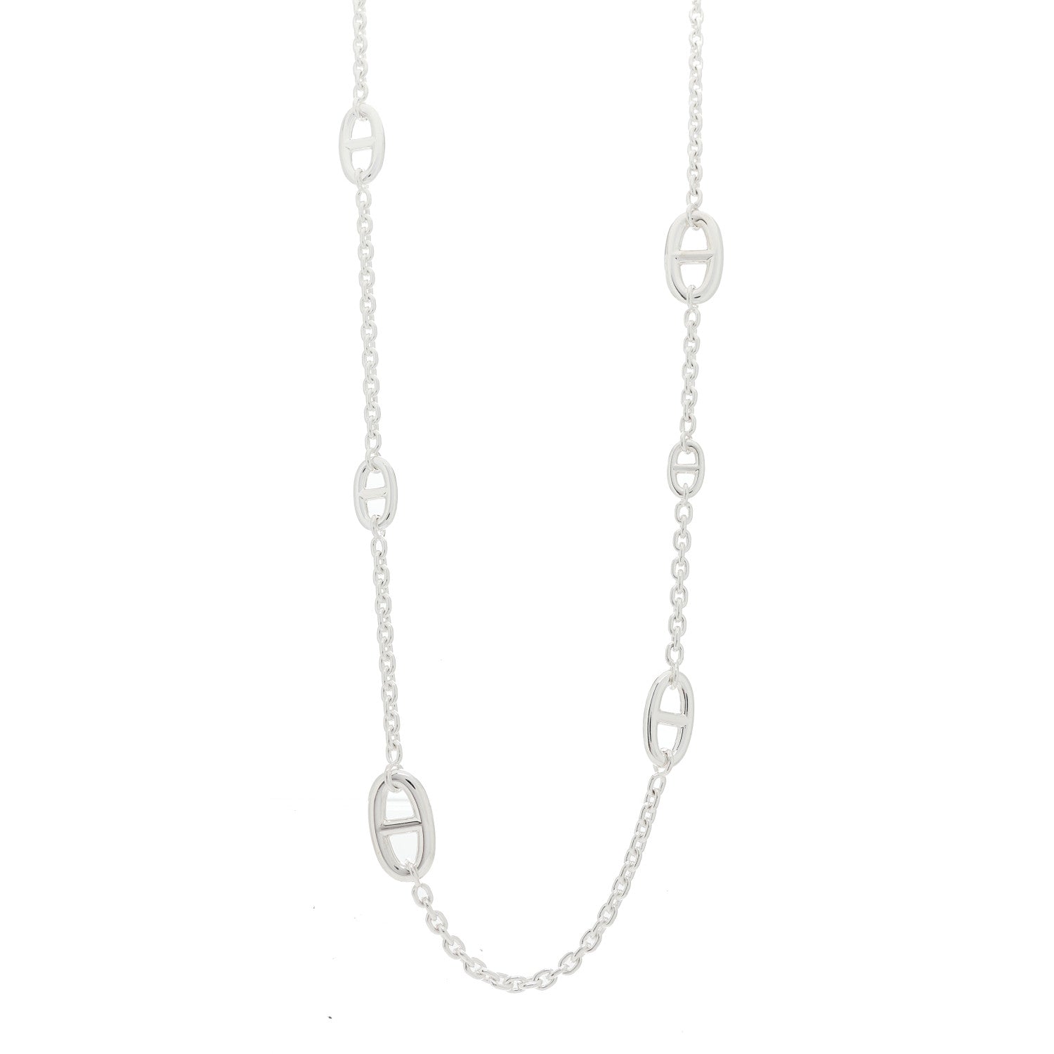 Hermes Sterling Silver Farandole Necklace 80 1 of 6