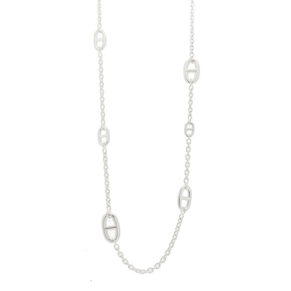 Hermes Sterling Silver Farandole Necklace 80 1 of 6