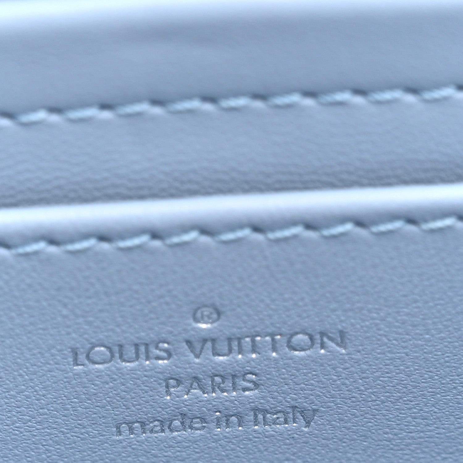Louis Vuitton Shearling Twist Shoulder Bag PM Blue 6 of 9