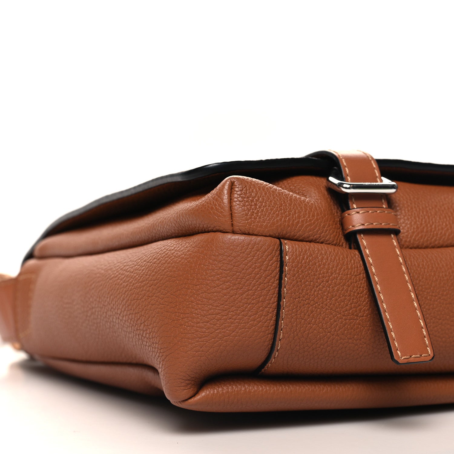 Loewe Soft Grained Calfskin Military Messenger Bag Tan 9 of 10