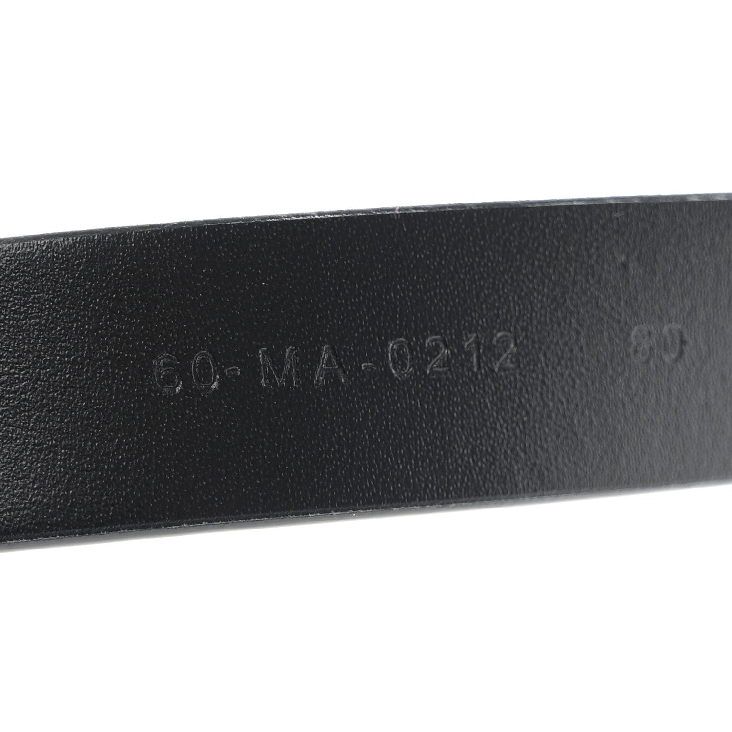 Christian Dior Calfskin Saddle Belt 80 Black 5 of 10