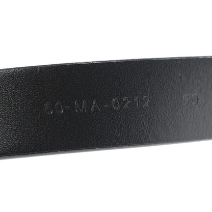 Christian Dior Calfskin Saddle Belt 80 Black 5 of 10