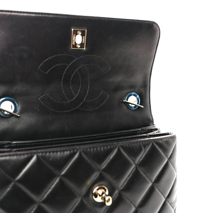 Chanel Lambskin Quilted Small Trendy CC Dual Handle Flap Bag Black 11 of 12