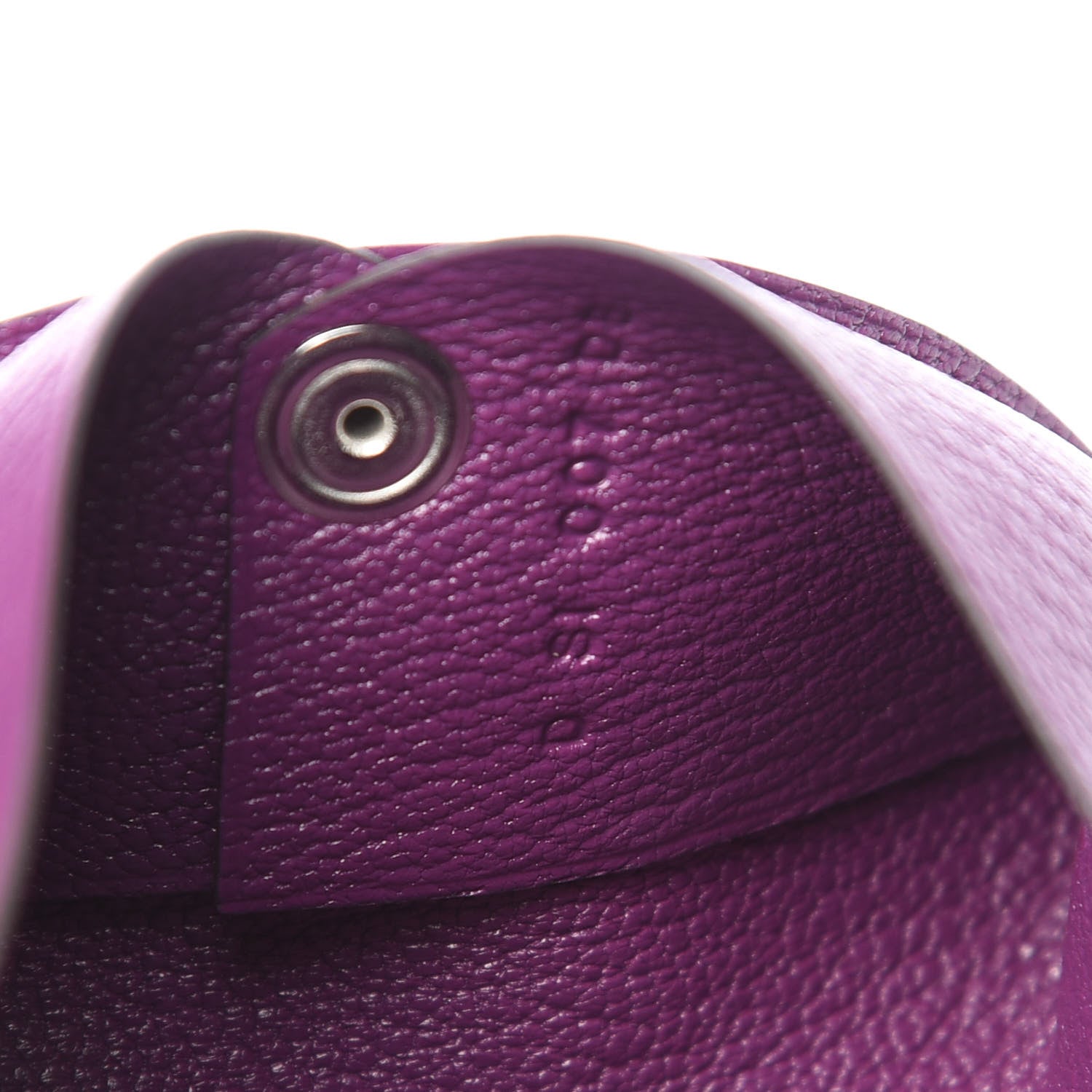 Hermes Chevre Mysore Calvi Card Case Anemone 7 of 8