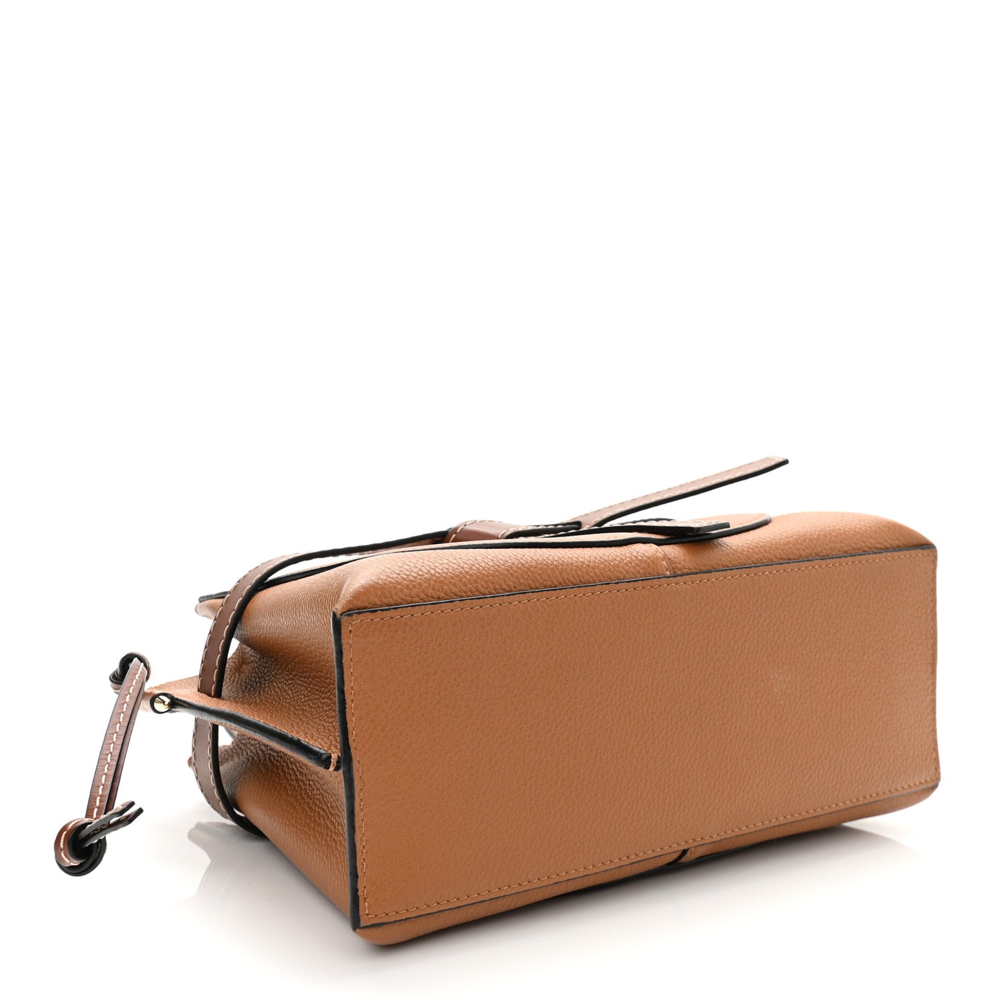 Calfskin Mini Gate Tote Caramel