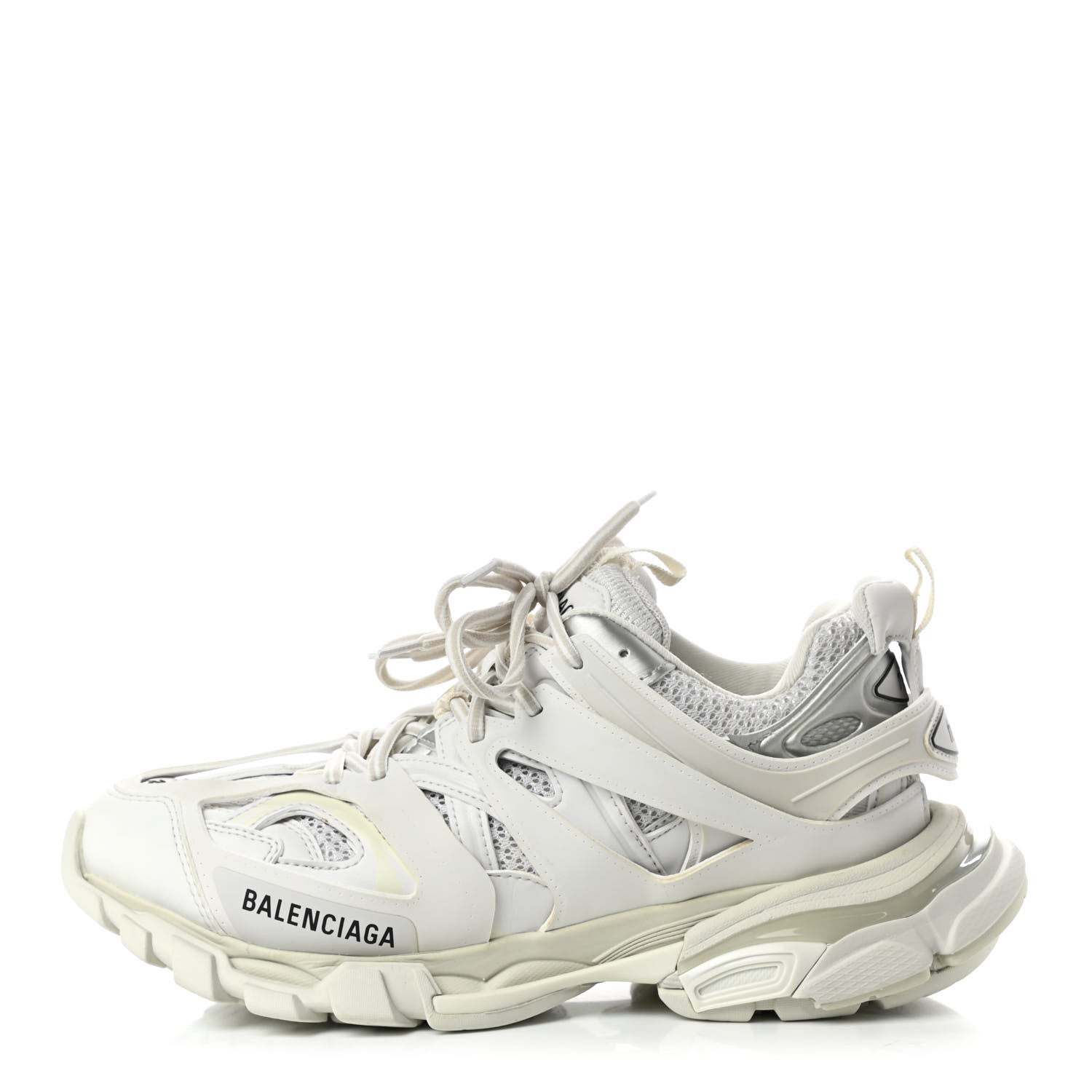 Balenciaga Mesh Nylon Womens Track Sneakers 39 White 1 of 7
