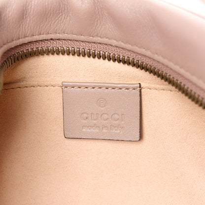 Gucci Calfskin Matelasse Small GG Marmont Chain Shoulder Bag Taupe 6 of 11