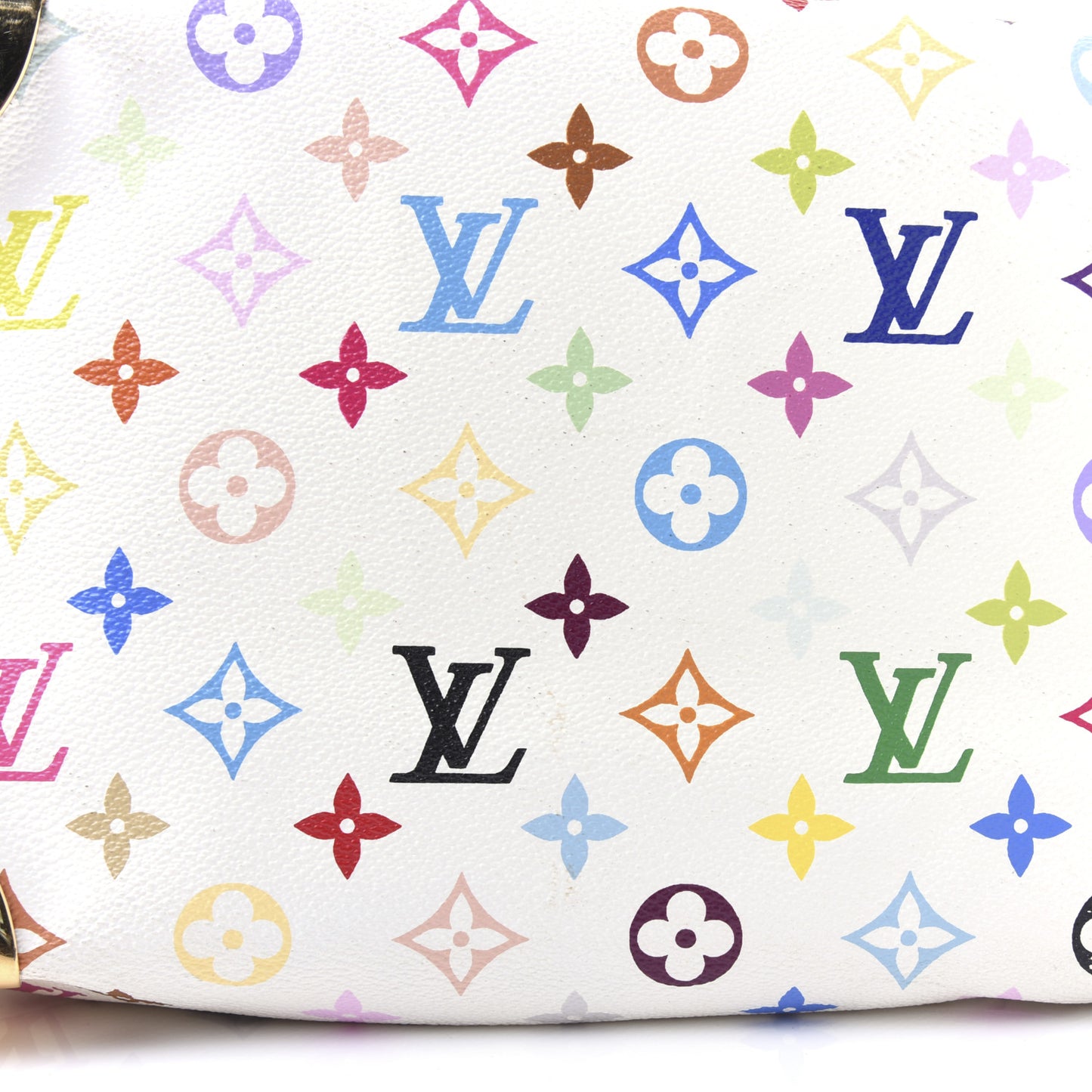 Monogram Multicolor Speedy 30 White