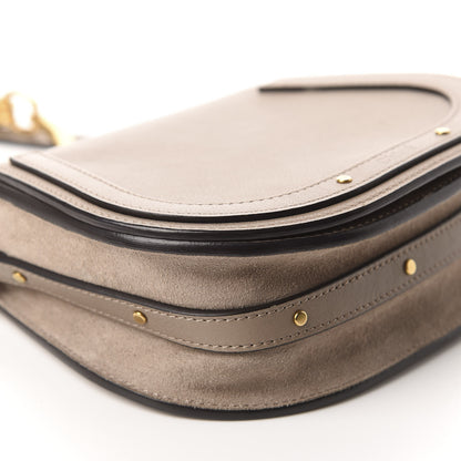 Chloe Calfskin Suede Small Nile Bracelet Bag Motty Grey 6 of 10