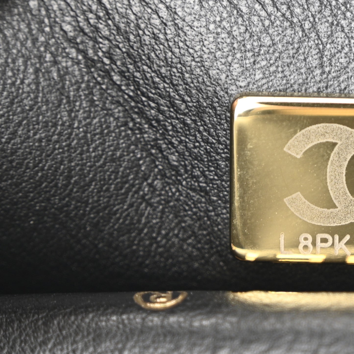 Shiny Caviar Pick Me Up Flap Belt Bag Black
