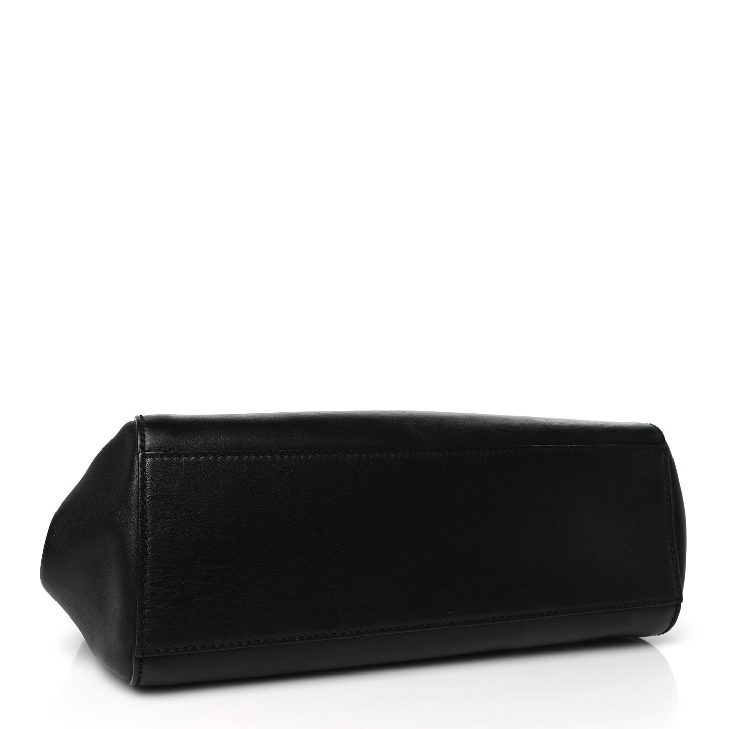 Nappa Bamboo Small Nymphaea Top Handle Bag Black