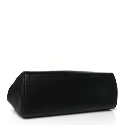 Gucci Nappa Bamboo Small Nymphaea Top Handle Bag Black 4 of 9