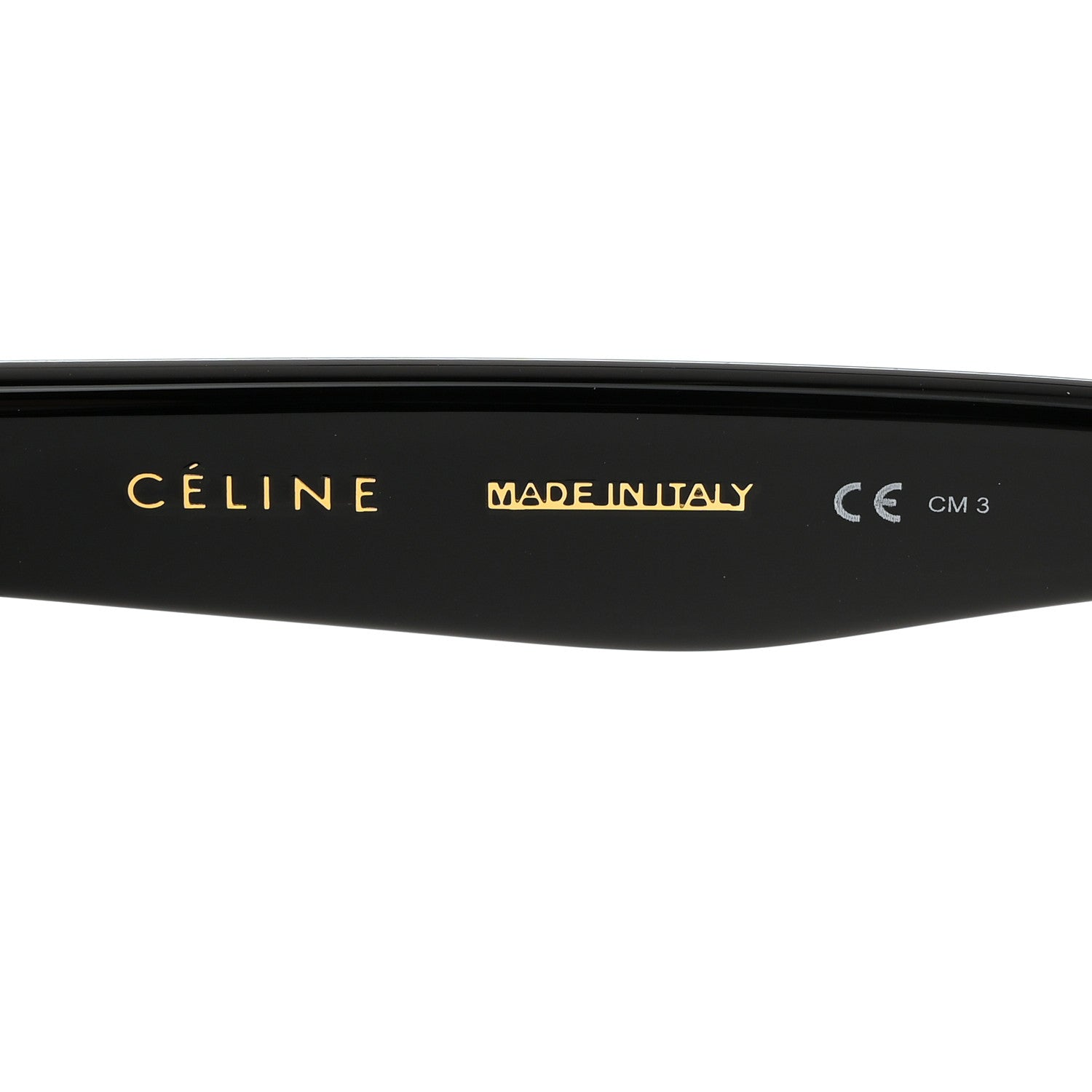 Celine Acetate Tilda Sunglasses CL 41076/S Black 6 of 8