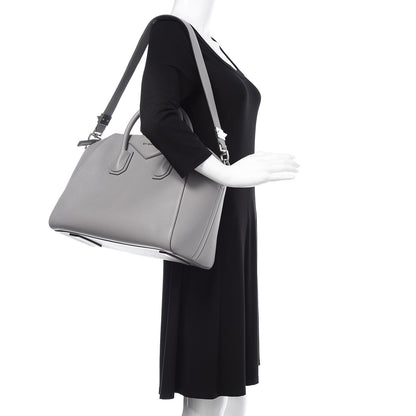 Givenchy Sugar Goatskin Medium Antigona Pearl Grey 2 of 11