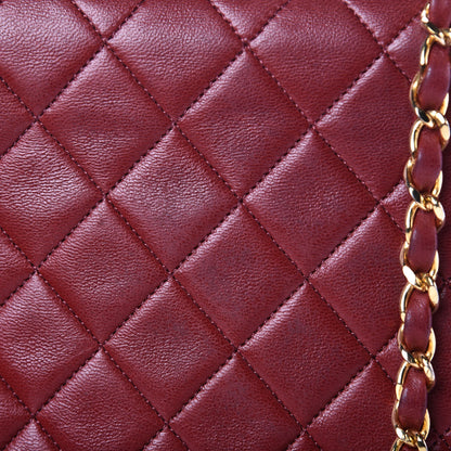 Chanel Lambskin Quilted Mini Square Flap Bordeaux 9 of 16