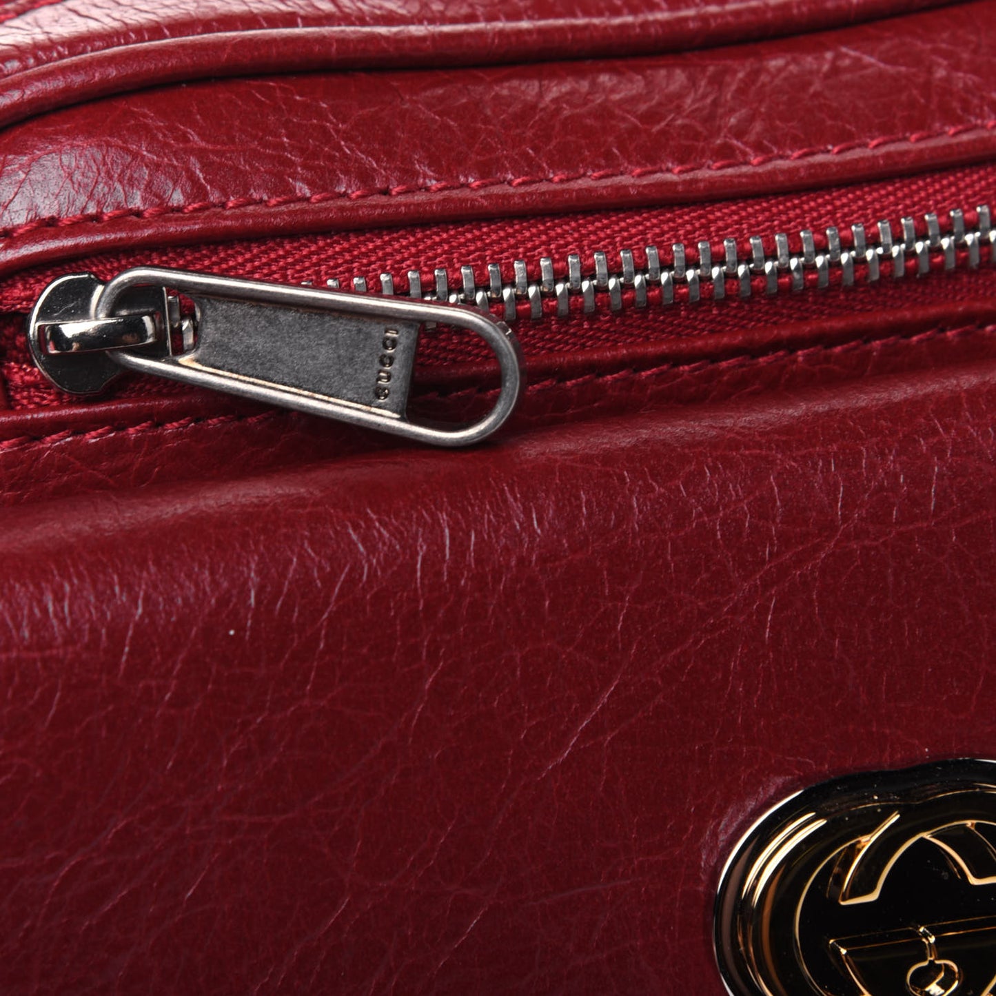 Fluffy Calfskin Mini Morpheus Belt Bag 90 36 Red