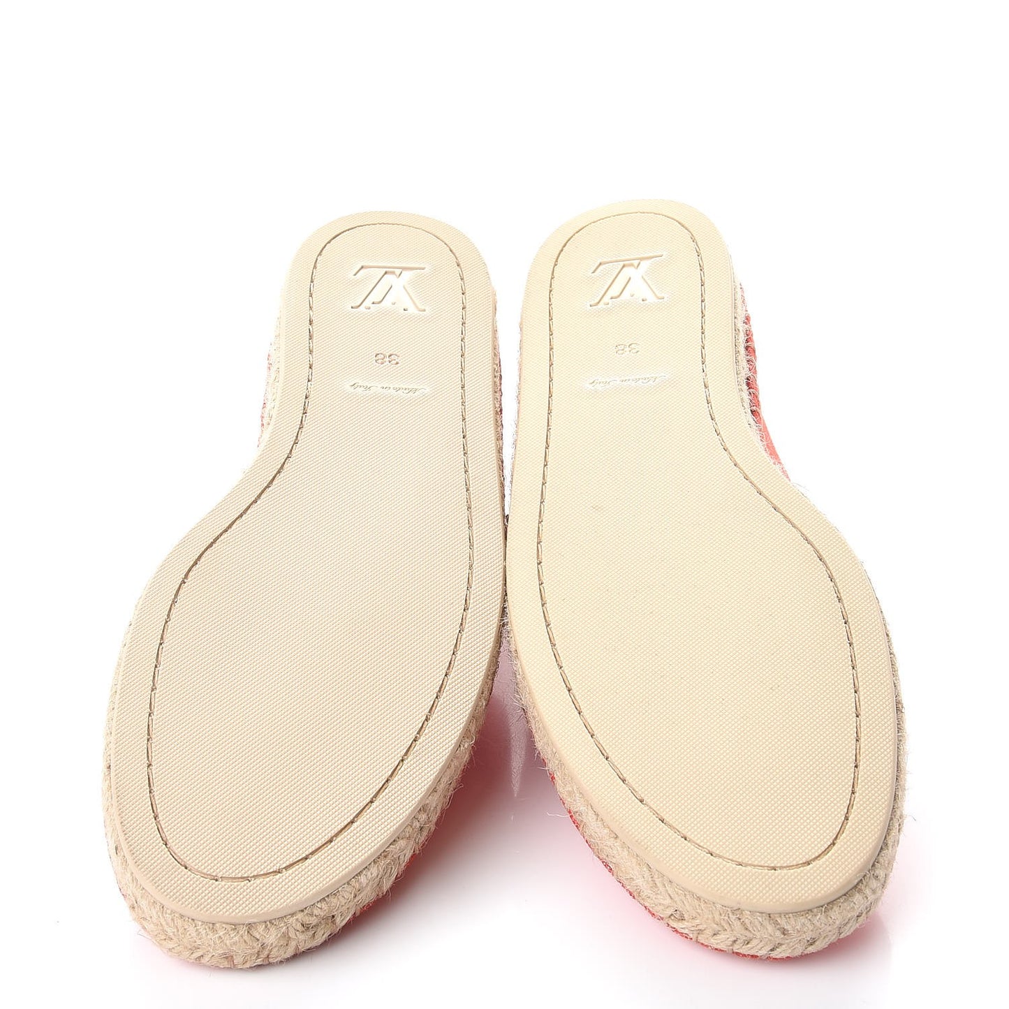 Canvas Waterfall Espadrille 38 Rouge