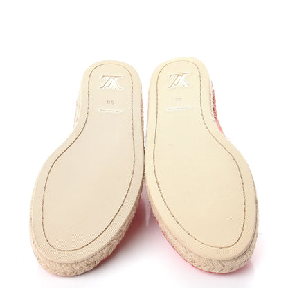 Louis Vuitton Canvas Waterfall Espadrille 38 Rouge 5 of 9