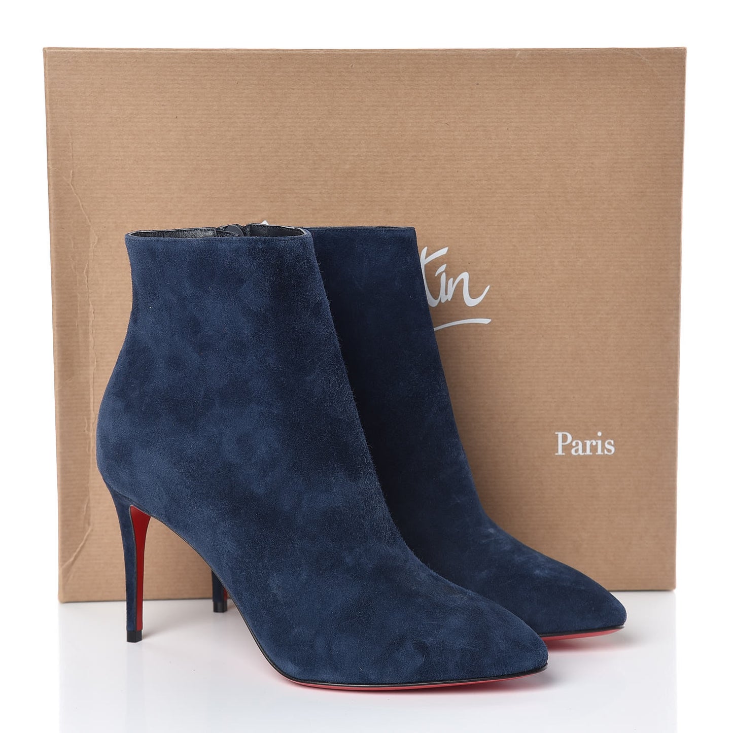 Veau Velours Eloise Booty 85 Ankle Boots 37 Bavarois