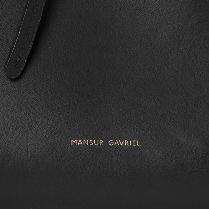 Mansur Gavriel Calfskin Sun Bag Black 7 of 13