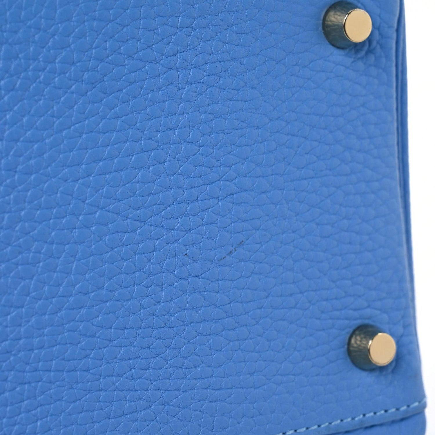 Hermes Togo Kelly Retourne 35 Bleu Paradis 9 of 12
